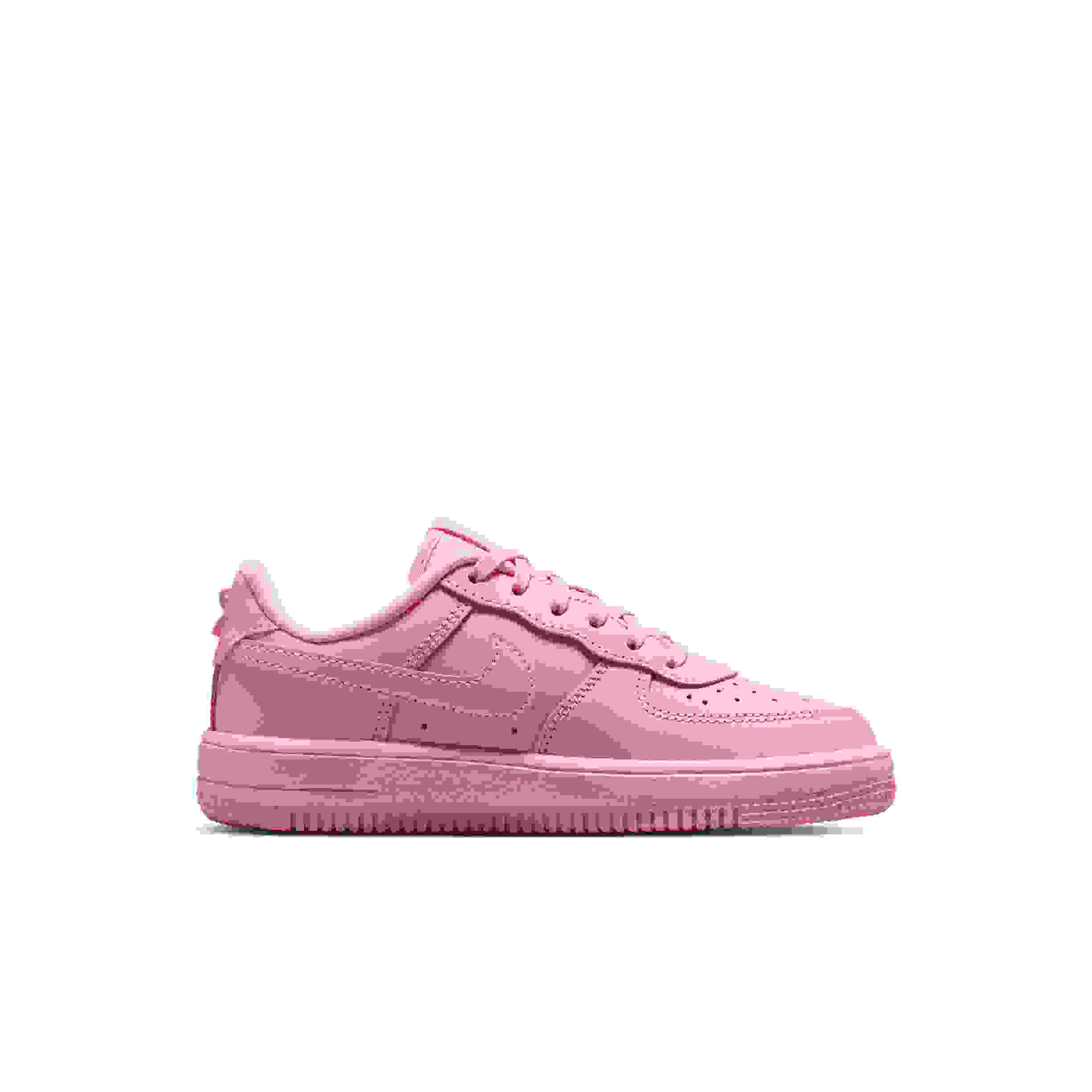 Nike Air Force 1 Preschool Girls' "Pink Rise/Pink Foam/Metallic Silver/Pink Rise" Shoe